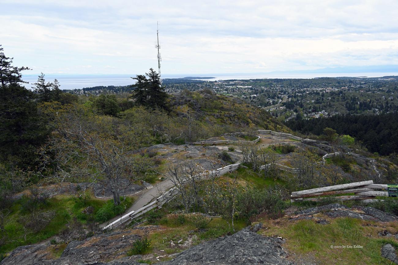 Looking south from the summit