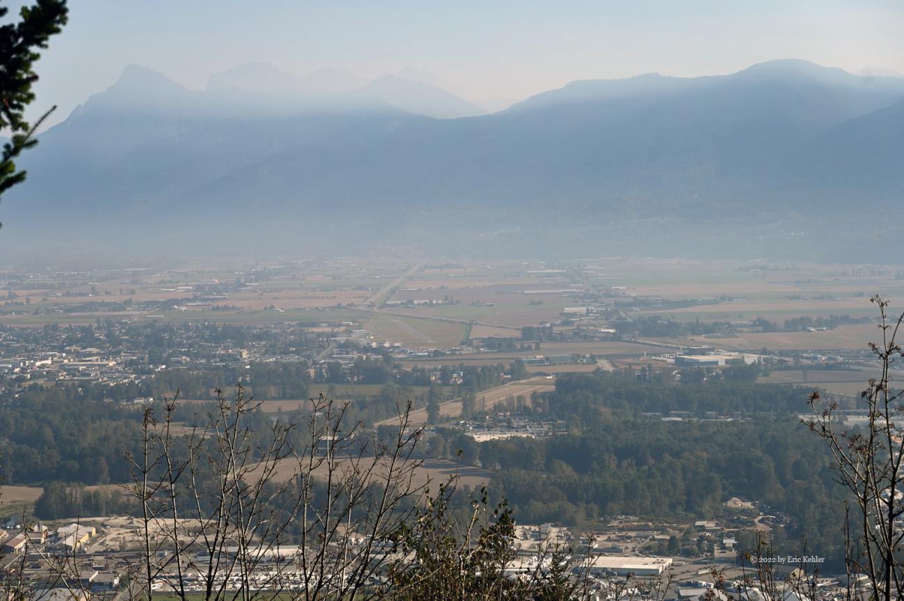 The Cream Range as seen from the viewpoint