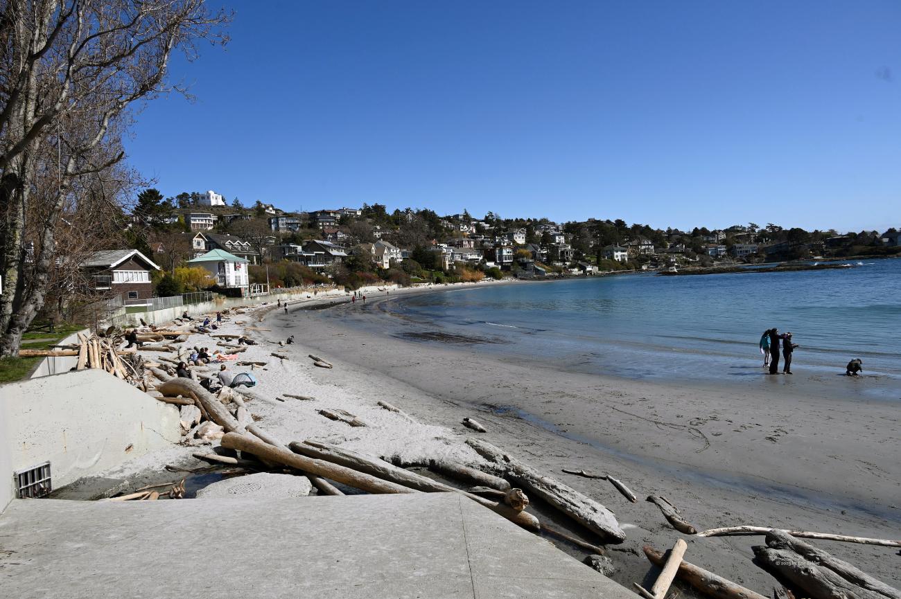 A view ov Gonzales Beach from the ramp