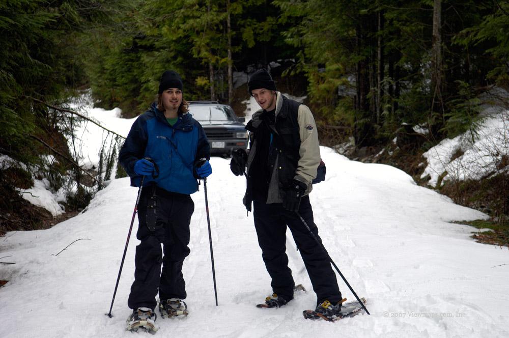 Ethan and Geoff at the end of our trip. Definately an adventure to repeat.