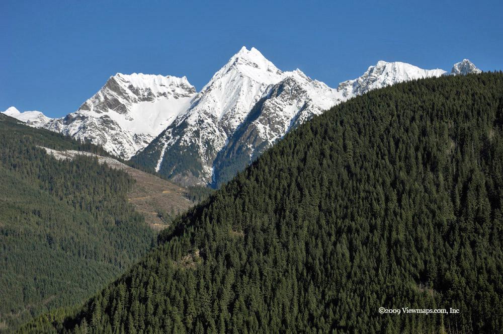 A lovely view of the hills looking East