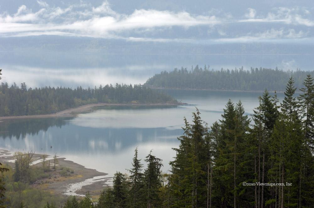 A view of 20 mile bay and camp site