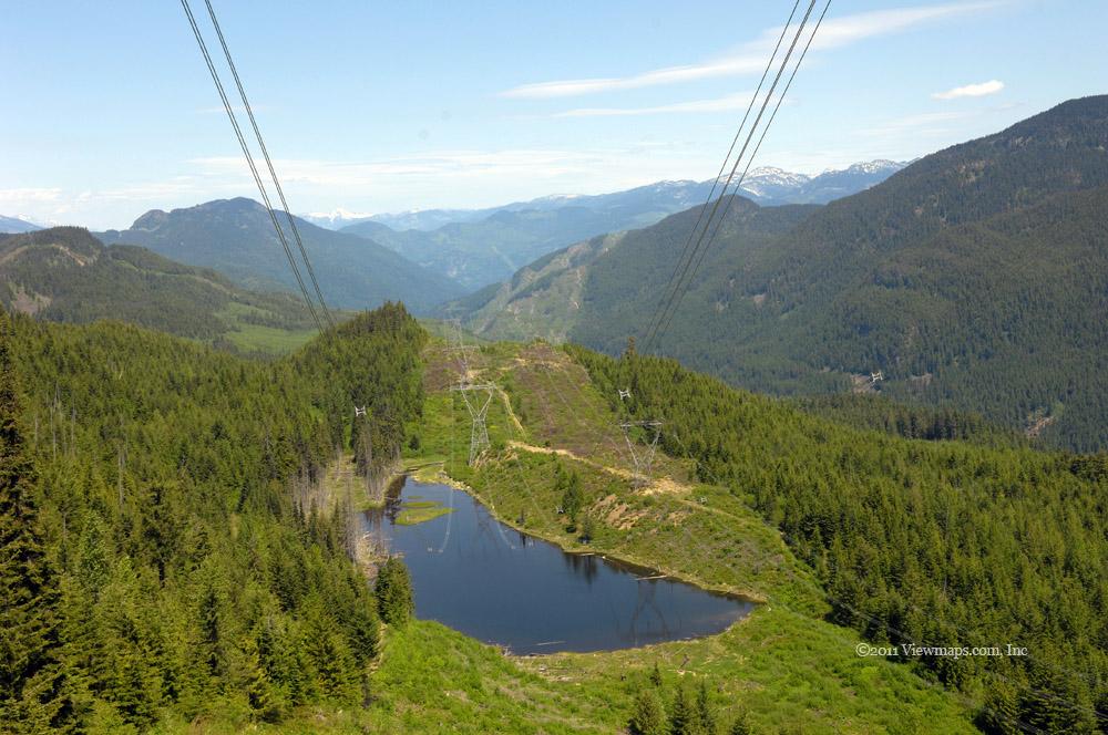 Another view of the pond and the far north