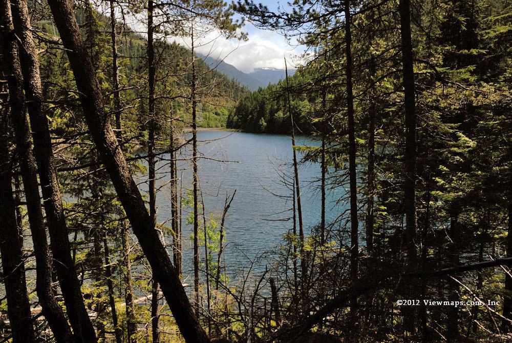 Looking south along Brohm Lake