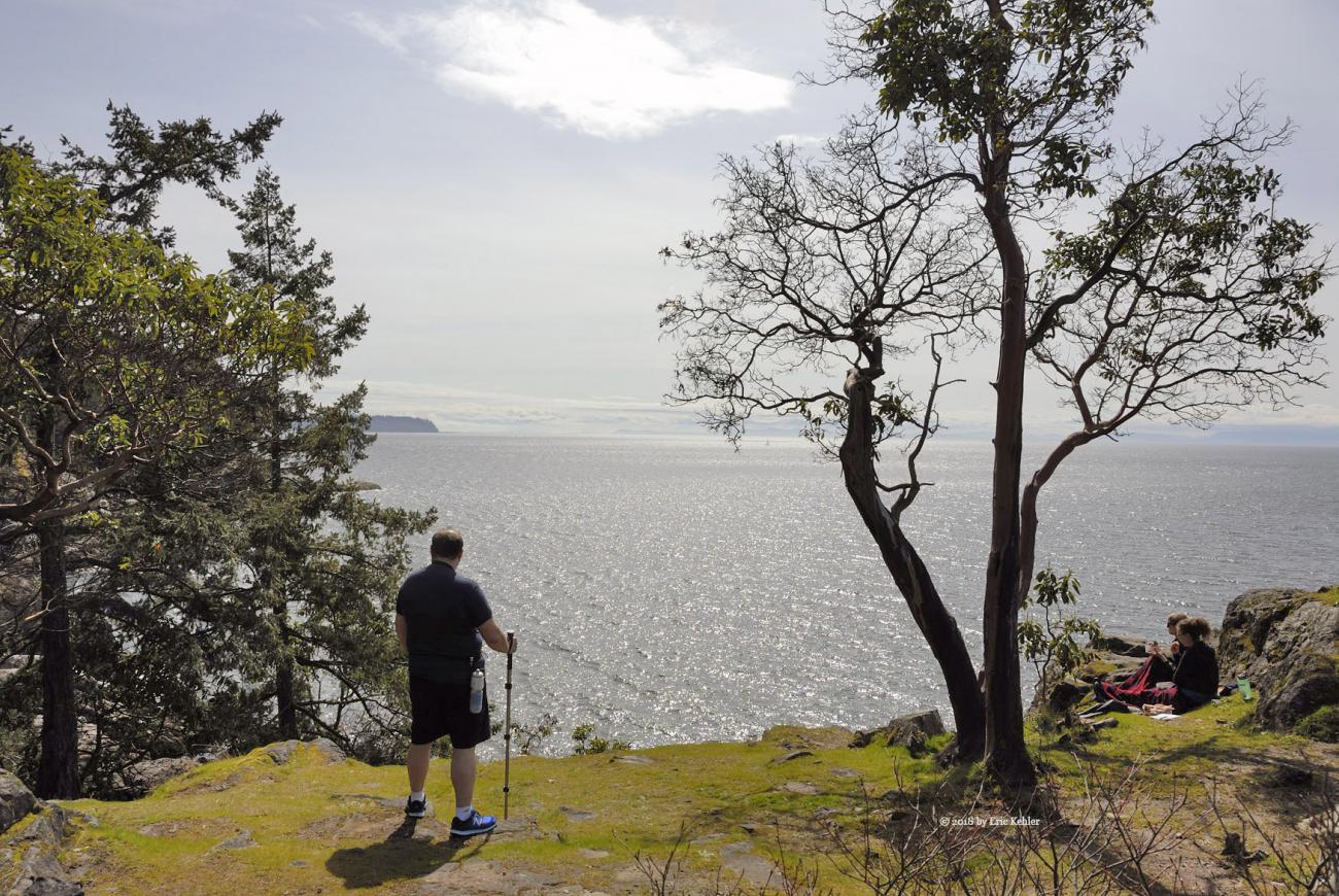 Nick enjoying the view from Juniper Point