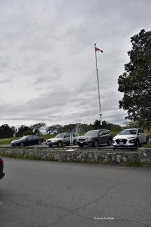 The gflag pole on the summit