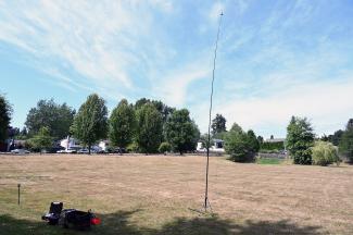 A north-west view of the park from my operating location