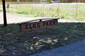 A nice sign for a small park