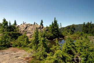 Another view of the peak of Hollyburn