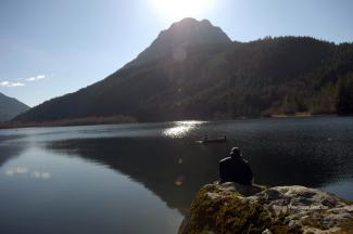 Mount Stoneman over-looking Silver Lake