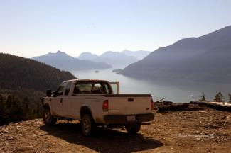 Parked with a view - free parking all day!