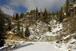 It was a beautiful day to be driving virgin powder