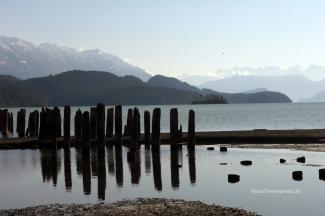 The south-easterly view - Long Island & Slollicum Peak