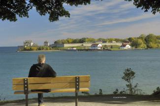 Mike enjoying the view from Niagara-on-the-lake
