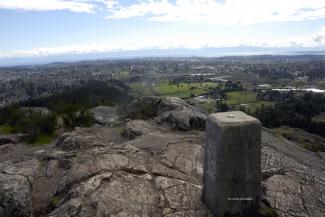 The view of Victoria from Mount Douglas