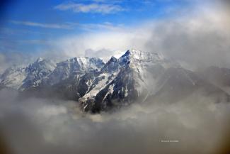 Looking across the valley at the Cheam Range