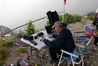Ralph working a California Station