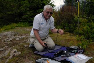Jim trying for HF contacts