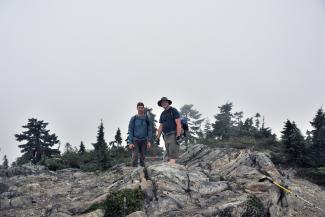Keith and myself on the summit