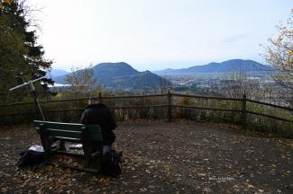 Ralph at the viewpoint looking west