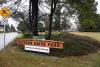 One welcome sign for the park