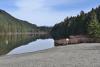 Looking NE up the lake, Mt. Kettley in the distance