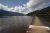 Cultus Lake looking west from the shore