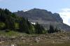 Lady Peak as seen fromthe saddle between the two mountains