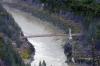 Looking down on the Alexandra Bridge from Tsileuh Creek FSR