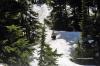 geoff looking over the quality and depth of the snow pack