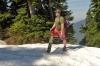 The snow pack was still quite deep despite the lateness of the season