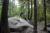 Climbing a big rock