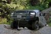 Swallowed alive, here I am getting the winch ready to rescue my truck