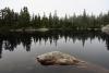 Cabin Lake on the summit ridge of Black Mountain